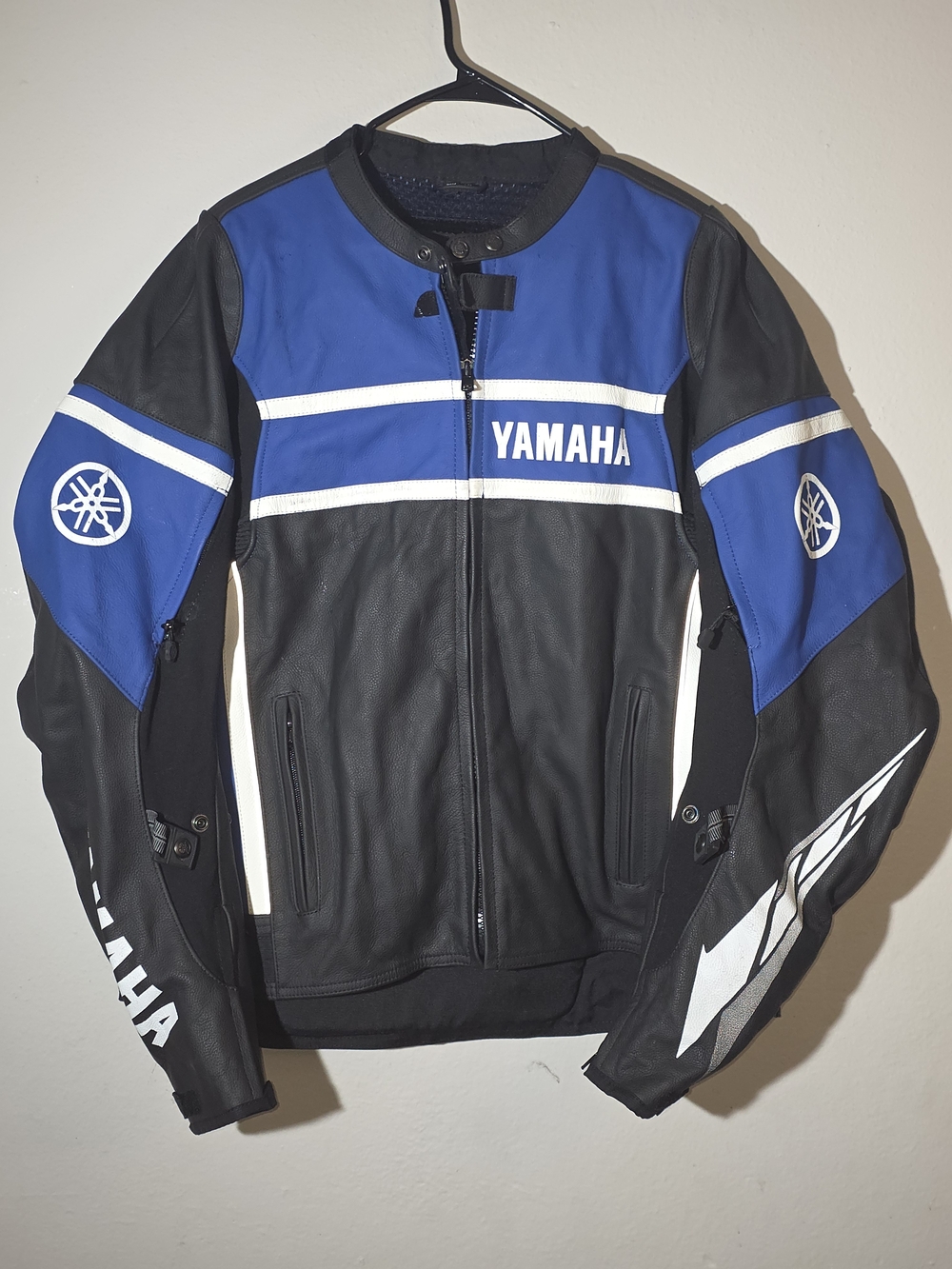 Yamaha Men’s Black & Blue Motorcycle Jacket